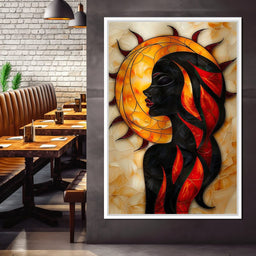 Solar Siren of the Flames - NicheCanvas