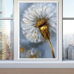 Gilded Dandelion - NicheCanvas
