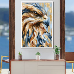 Golden Vigil Of The High Predator - NicheCanvas