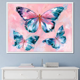 Three Winged Dancers Taking Flight - NicheCanvas