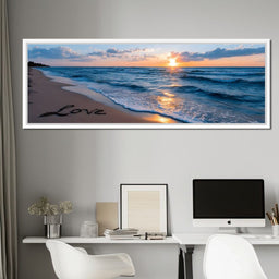 Sunset Shores Eternal Affection - NicheCanvas