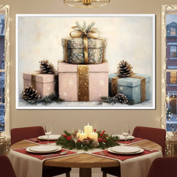 Snowflake Gift Box Jubilee - NicheCanvas