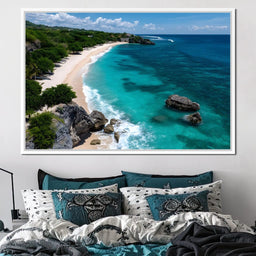 Ocean's Embrace Tranquility - NicheCanvas