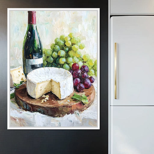 Wine and Cheese Delight Canvas Print