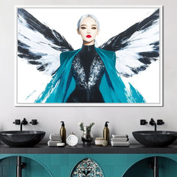 Elegance of Celestial Wings - NicheCanvas