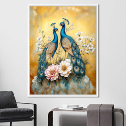 Peacock Serenade - TooplesArt - NicheCanvas