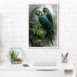 Emerald Jungle Guardians - NicheCanvas