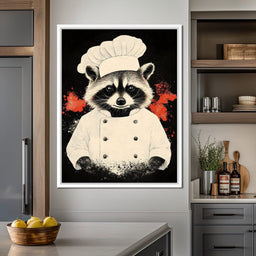 Chef Raccoon's Culinary Adventure - NicheCanvas