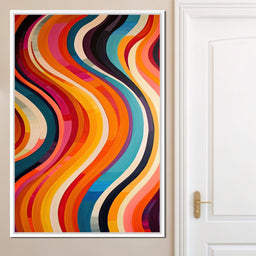 Vibrant Waves of Harmony - NicheCanvas