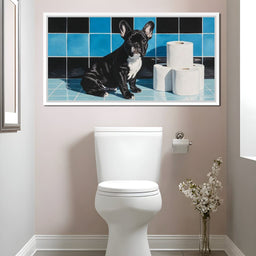 Bathroom Butler Frenchie Fun - NicheCanvas
