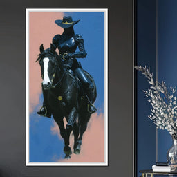 Night Rider of Midnight Steel - NicheCanvas