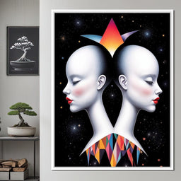 The Silent Gemini - TooplesArt - NicheCanvas