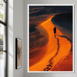Solitude On Burning Sands - NicheCanvas