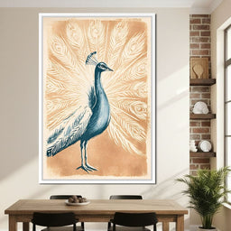 Gilded Plumes Of The Regal Display - NicheCanvas