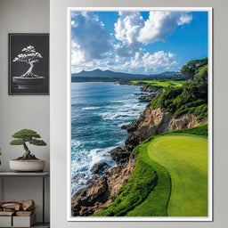 Coastal Greens Harmony - NicheCanvas