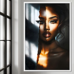 Radiant Fusion Portrait - NicheCanvas