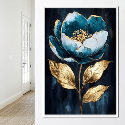 Golden Petal Rebirth - NicheCanvas