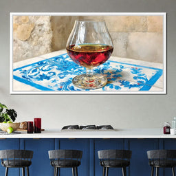 Golden Reflection on Porcelain - NicheCanvas