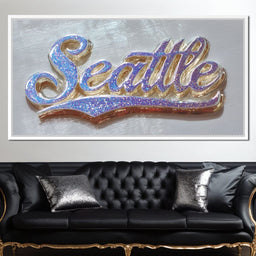 Glittering Seattle Dreams - NicheCanvas