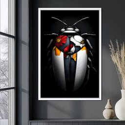 Beneath Floral Wings - NicheCanvas