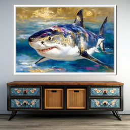 Gilded Great White Hunter - NicheCanvas