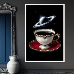 Celestial Tea Reverie - NicheCanvas