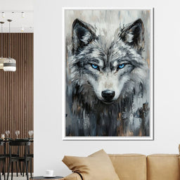 Sovereign Wolf's Stare - NicheCanvas