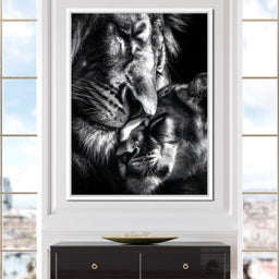 Lion's Bond - NicheCanvas