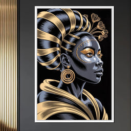 The Gilded Goddess - TooplesArt - NicheCanvas