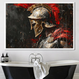 Hellenic Guardian in Twilight - NicheCanvas