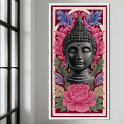 Buddha Tranquil Floral Meditation - NicheCanvas