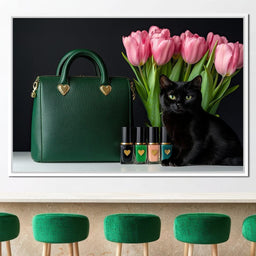 Emerald Elegance Ensemble - NicheCanvas