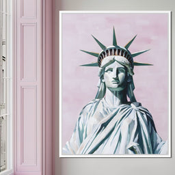 Liberty Crown Pastel Sky - NicheCanvas