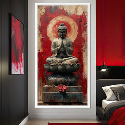 Meditative Lotus Harmony - NicheCanvas