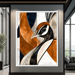 Regal Crest of the Copper Plumed Sovereign - NicheCanvas