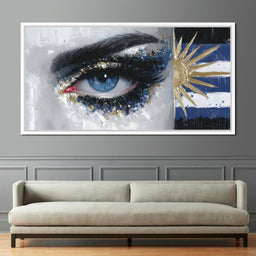 Golden Sun Blue Eye - NicheCanvas