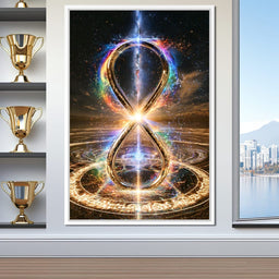 Boundless Resonance of the Celestial Loop - NicheCanvas