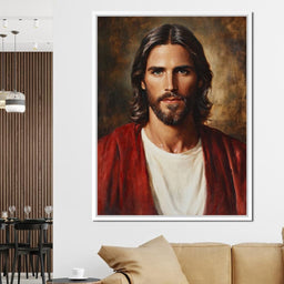 Divine Reflection of Grace Jesus Portrait - NicheCanvas