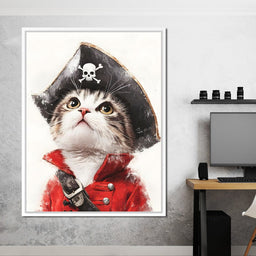 Feline Pirate Adventure - NicheCanvas