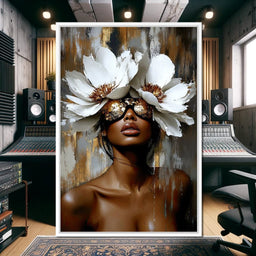 Golden Petals Envisioned - Cole Williams - NicheCanvas