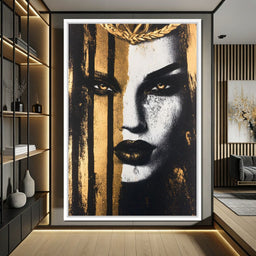 Golden Glance Enigma - NicheCanvas