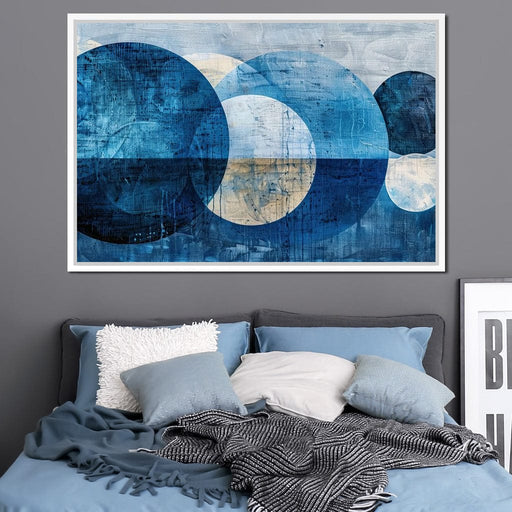 Sapphire Moons Aligned Canvas Print