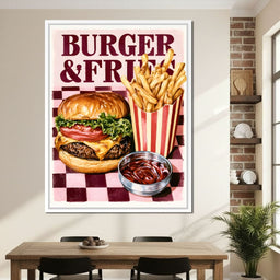 Midnight Snack At The Retro Diner - NicheCanvas