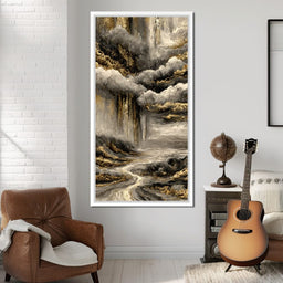 Gilded Rivers Of Lost Time - NicheCanvas
