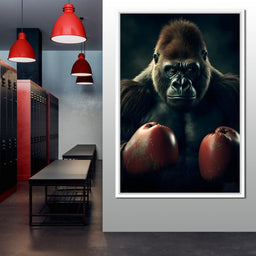 Primate Pugilist - NicheCanvas