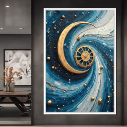 Celestial Clockwork Symphony - NicheCanvas