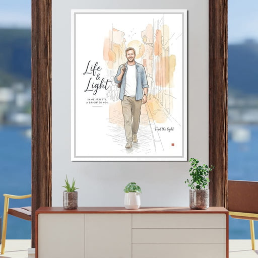 The Light Wash Canvas Print