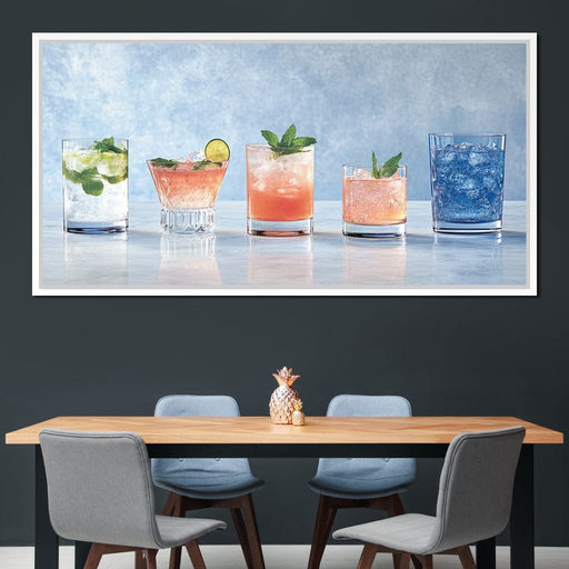 Colorful Cocktails Canvas Print