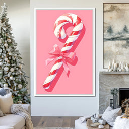 Sweet Holiday Candy Cane Delight - NicheCanvas