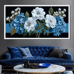 Floral Cascade Dreamscape - NicheCanvas